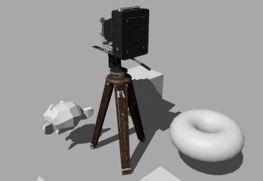 Render of shadow test scene